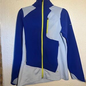 Columbia Women's Blue and Light Gray Ski Jacket